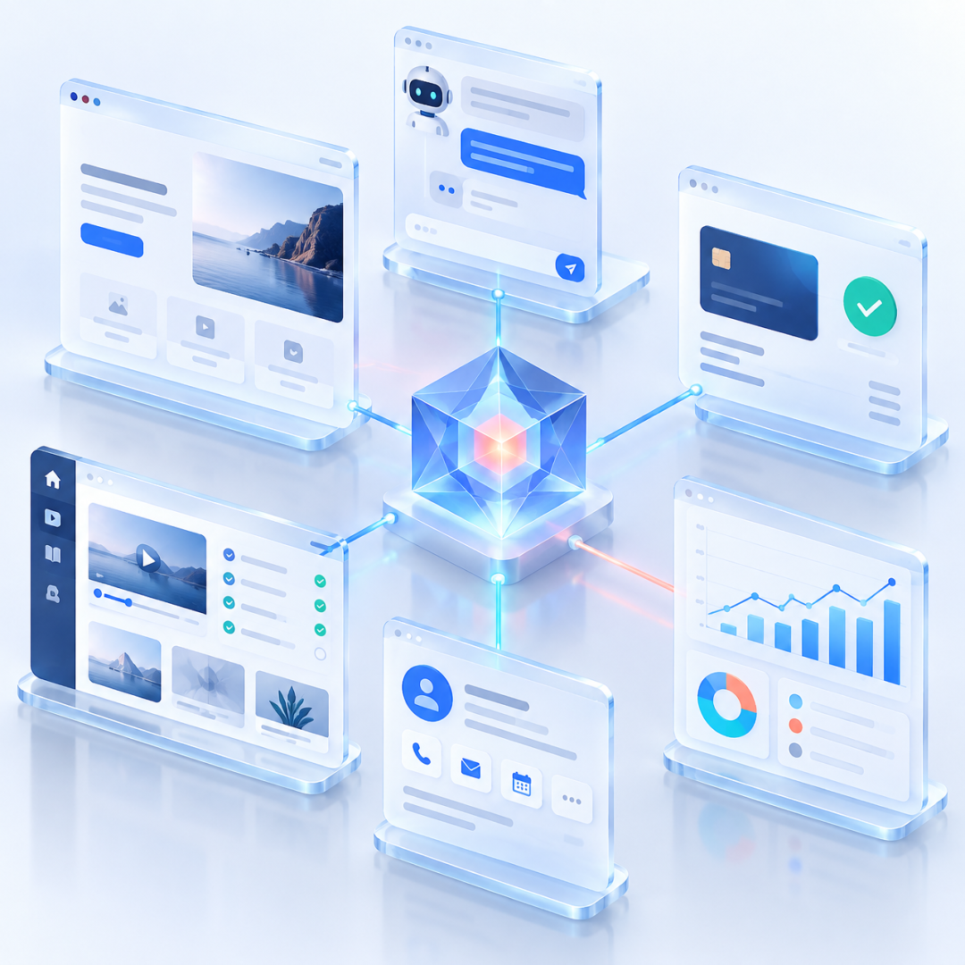 AI-виконавець зʼєднує лендинг, бота, оплату, LMS і аналітику
